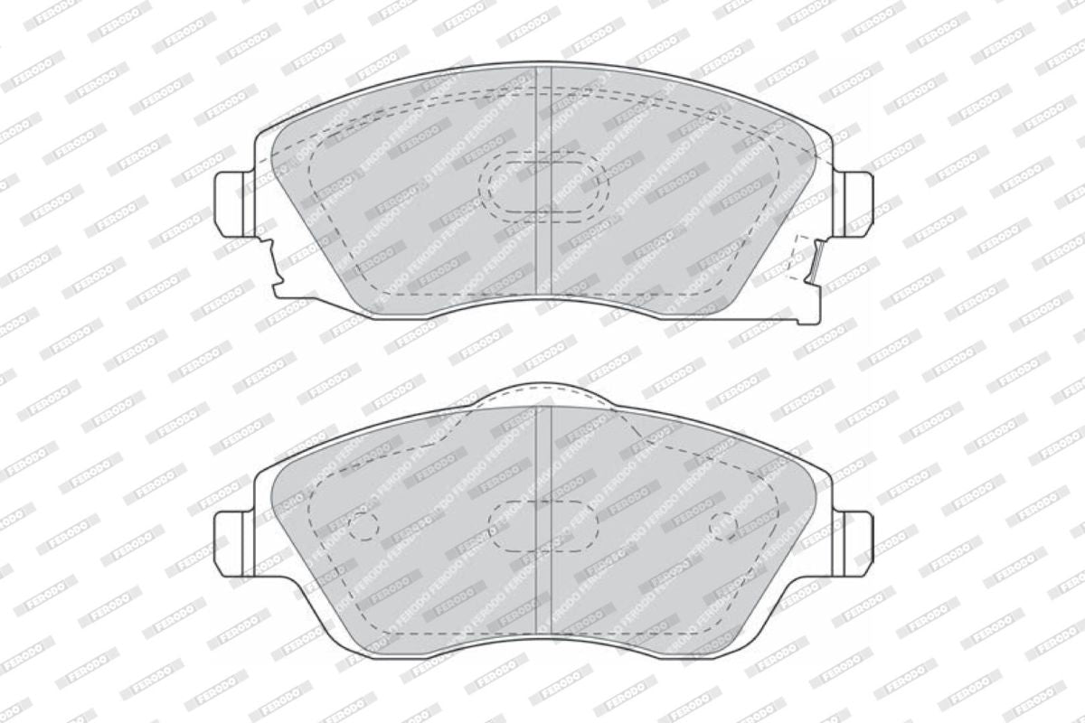 Pastillas de freno de disco FERODO FDB1424 para Opel Corsa C