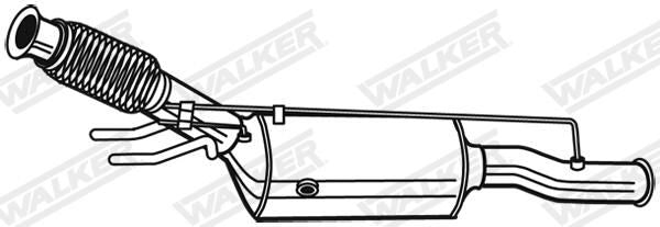 Filtro de partículas (DPF) WALKER 73171 para Citroen C4 Picasso I
