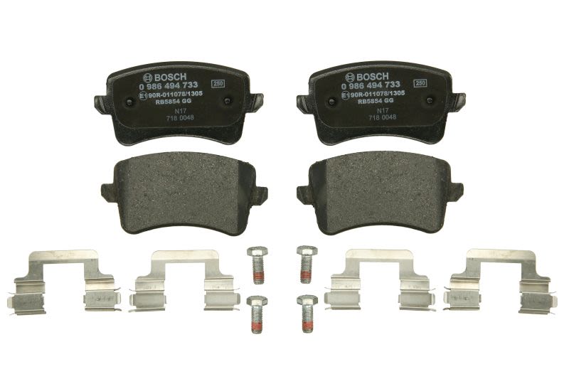 Pastillas de freno de disco BOSCH 0 986 494 733 para Audi A4 B8