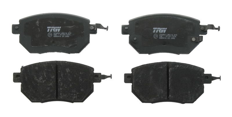 Pastillas de freno de disco TRW GDB3416 para Nissan Maxima VI