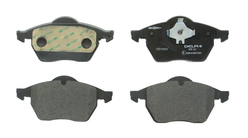 Pastillas de freno de disco DELPHI LP978 para Audi A3