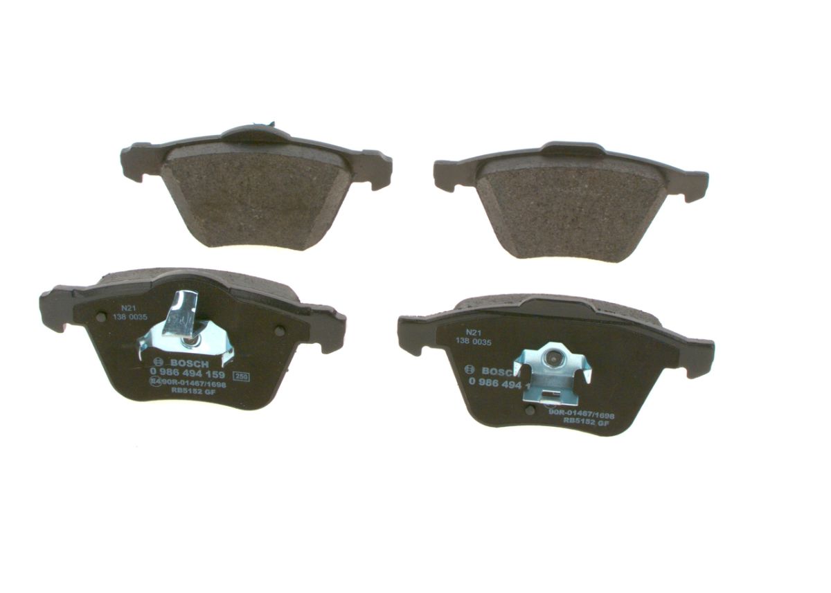 Pastillas de freno de disco BOSCH 0 986 494 159 para Volvo XC90 I