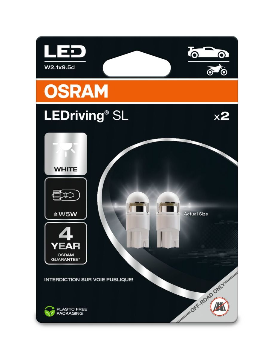 Ampolleta de luz de entrada de puerta OSRAM 2825DWP-2BL