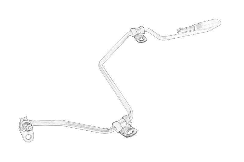 Línea de aceite de turbocompresor OE FORD 2011902 para Ford Transit V363