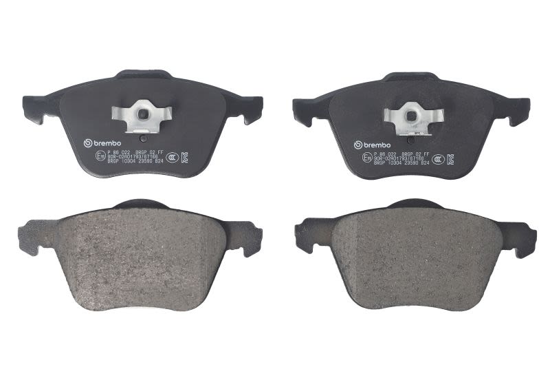 Pastillas de freno de disco BREMBO P 86 022 para Volvo S60 I
