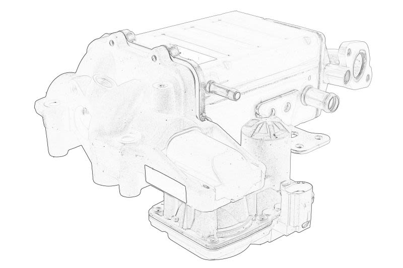 Módulo EGR OE VW 04L 131 512CG para Volkswagen Crafte