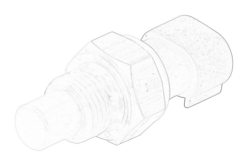 Sensor de temperatura de refrigerante OE IVECO 504308844 para Iveco Eurost