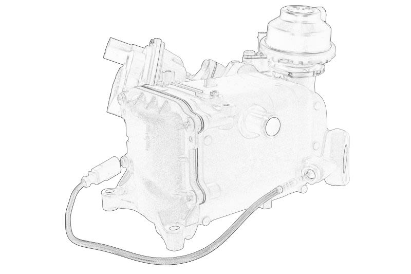 Módulo EGR OE VW 059 131 515FQ para Audi A6 C7