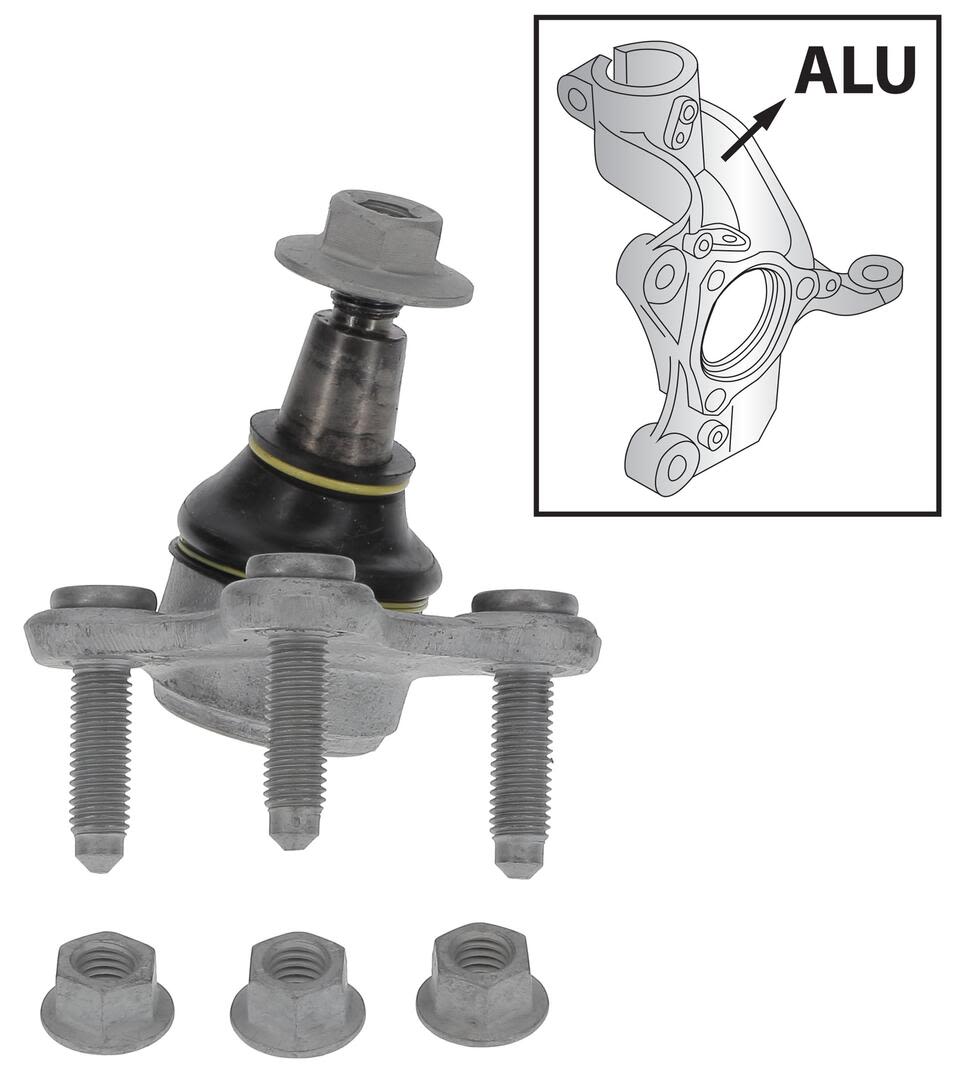 Rótula MOOG VO-BJ-5012 para Audi A3
