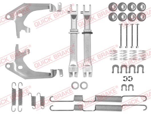 Kit de accesorios de balatas de freno QUICK BRAKE 105-0698S para Toyota Hilux V