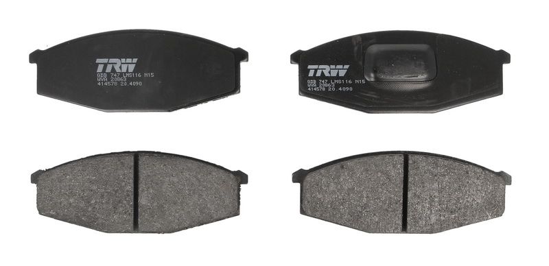 Pastillas de freno de disco TRW GDB747 para Toyota Crown