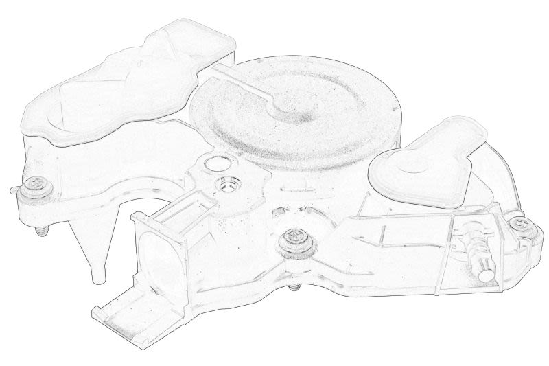 Separador de aceite de ventilación del cárter OE VW 06K 103 495BL para Audi A3