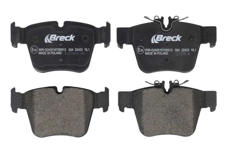 Pastillas de freno de disco BRECK 22423 00 554 00 para Mercedes-Benz Clase C (A205) 2016-2023