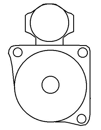 Motor de arranque HC-CARGO F 032 115 560 para Audi A3