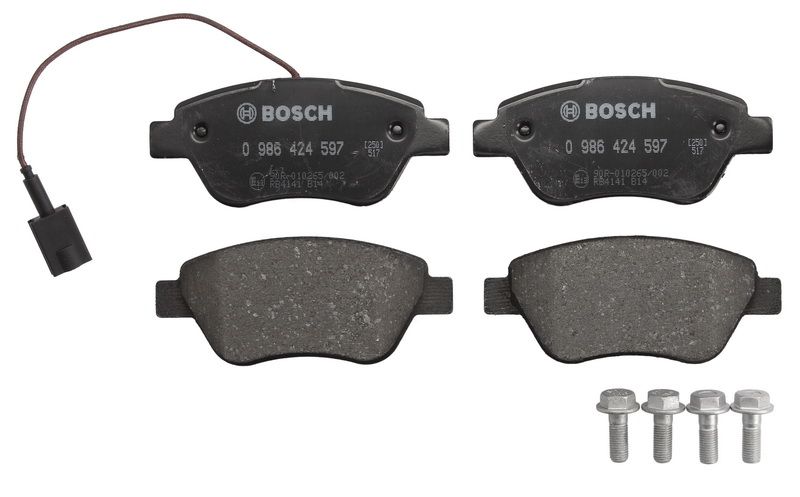 Pastillas de freno de disco BOSCH 0 986 424 597 para Fiat 500