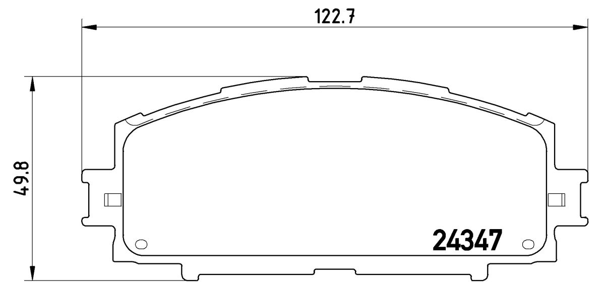 Pastillas de freno de disco BREMBO P 83 086 para Toyota Yaris