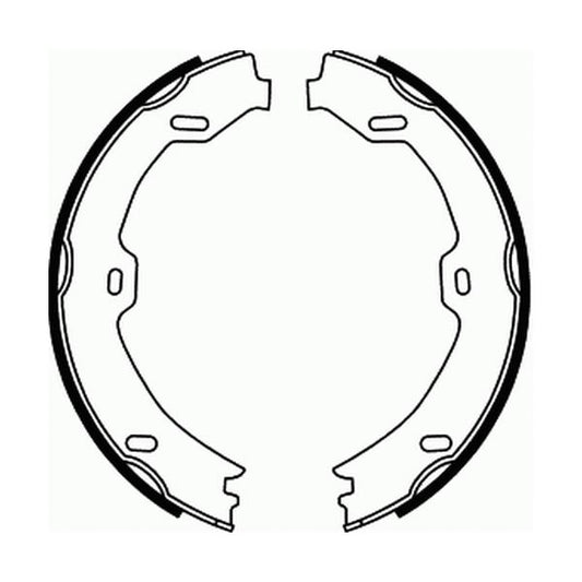Balatas de freno de estacionamiento ABE CRM007ABE para Mercedes-Benz Clase E (VF211) 2003-2009