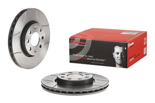 Disco de freno BREMBO 09.5843.77 para Opel Corsa D