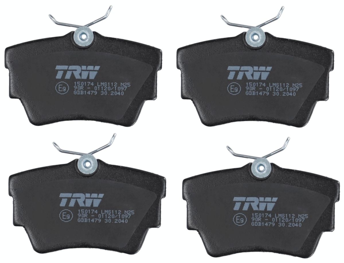 Pastillas de freno de disco TRW GDB1479 para Nissan NV300
