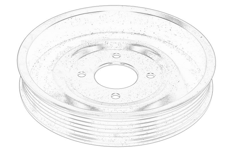 Polea de bomba de agua OE MERCEDES 603 205 02 10 para Mercedes-Benz Sprinter 2-T (B901, B902) 1995-2006
