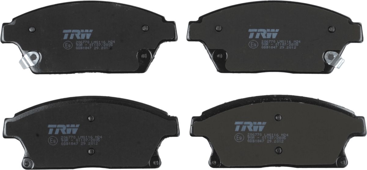 Pastillas de freno de disco TRW GDB1847 para Chevrolet Cruze