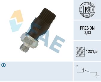 Sensor de presión de aceite FAE 12580