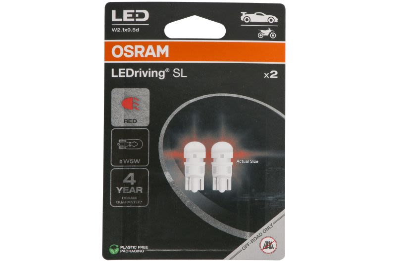 Ampolleta de luz de entrada de puerta OSRAM 2825DRP-2BL