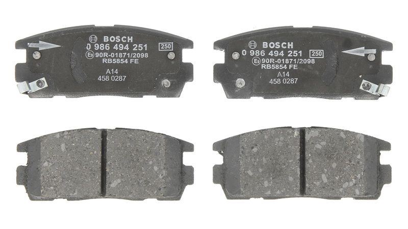 Pastillas de freno de disco BOSCH 0 986 494 251 para Chevrolet Captiv