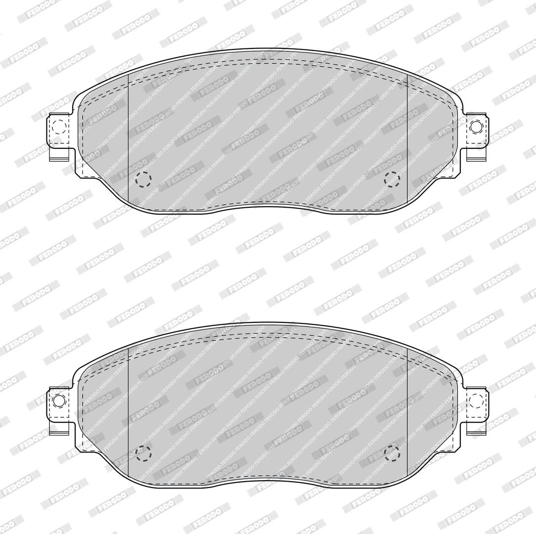 Pastillas de freno de disco FERODO FVR4840 para Nissan NV300