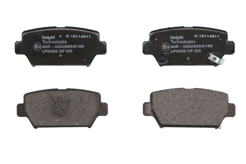 Pastillas de freno de disco DELPHI LP3433 para Mitsubishi Eclipse Cross 1.5/2.0/2.2D