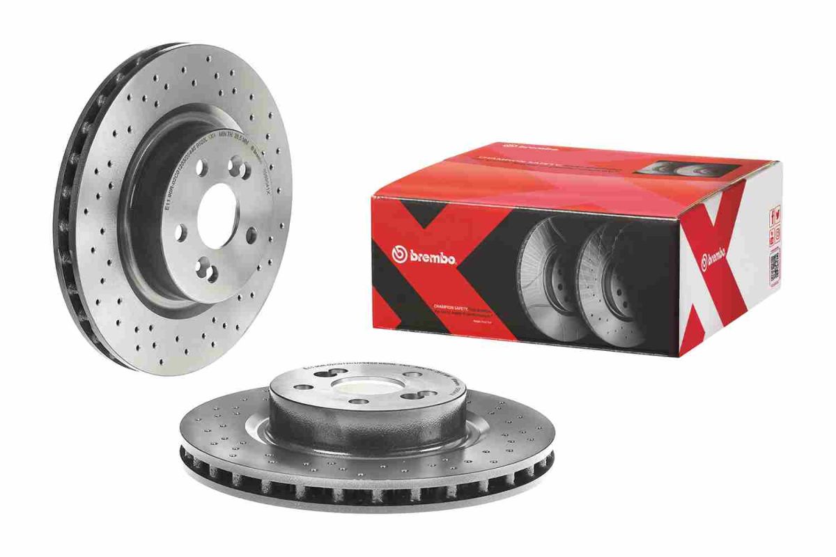 Disco de freno BREMBO 09.8904.1X para Renault Clio III