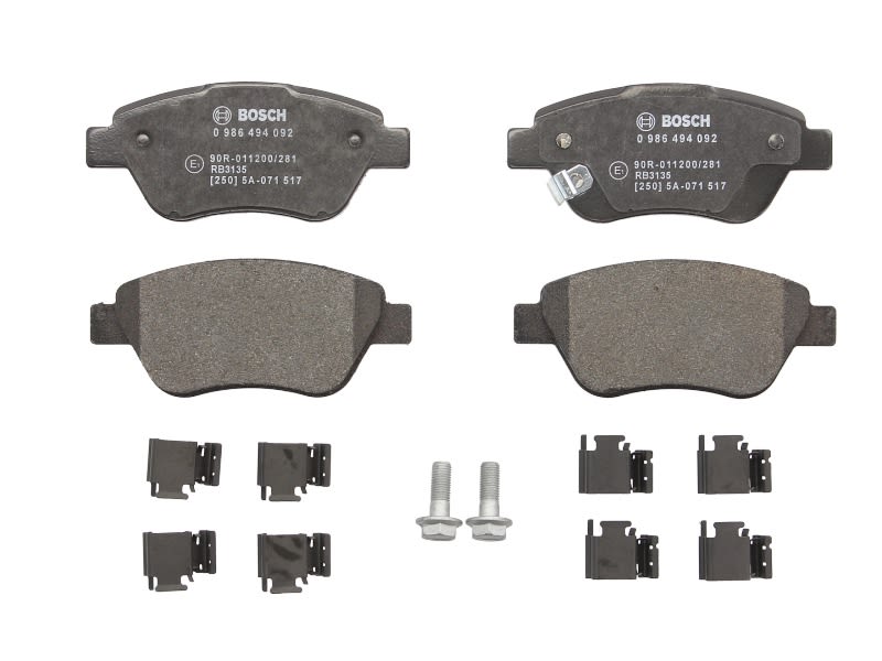 Pastillas de freno de disco BOSCH 0 986 494 092 para Opel Corsa D