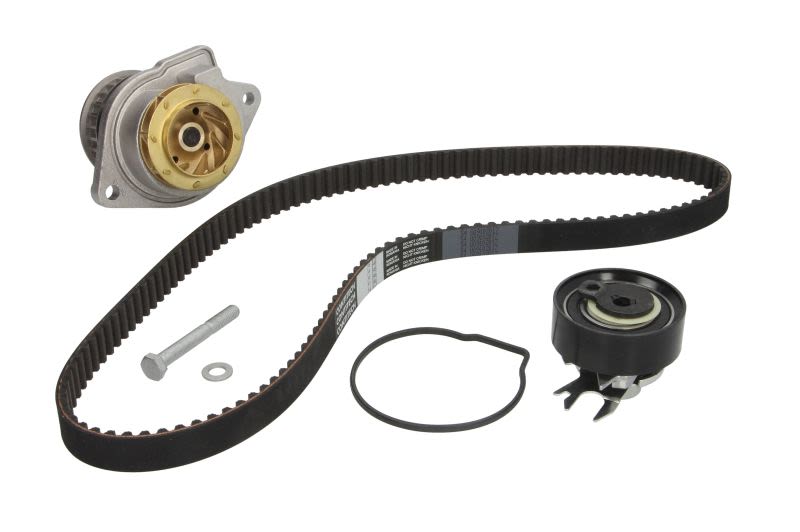 Kit de bomba de agua y correa de distribución HEPU PK05410 para Volkswagen Polo