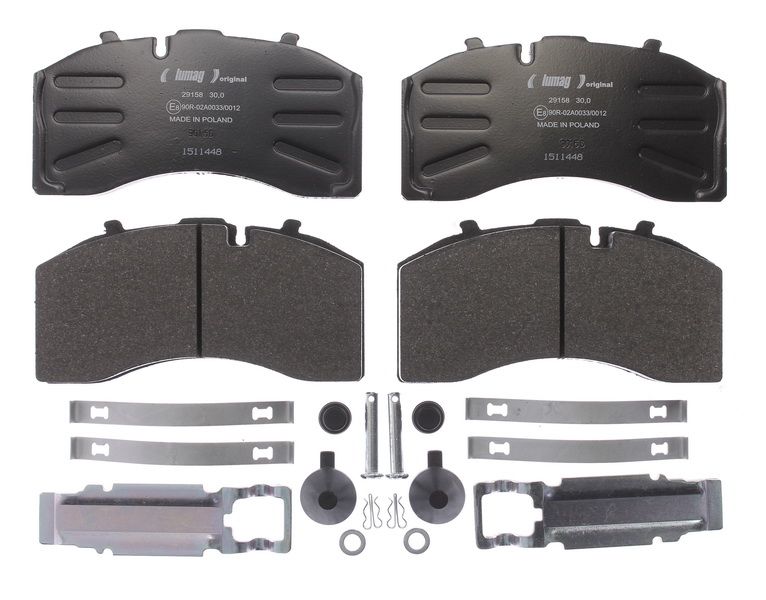 Pastillas de freno de disco LUMAG 29158 00 901 00 para Mercedes-Benz TE