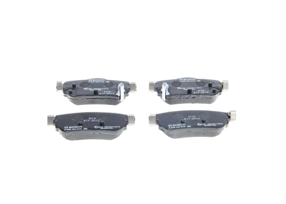 Pastillas de freno de disco BOSCH 0 986 494 816 para Nissan Leaf