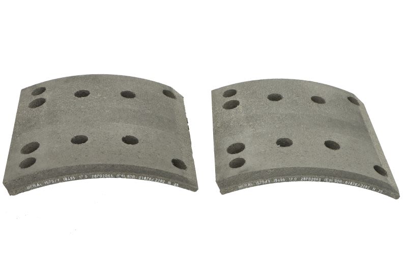Kit de balatas de freno de tambor BERAL KBL19495.9-1575 para Mercedes-Benz Atego