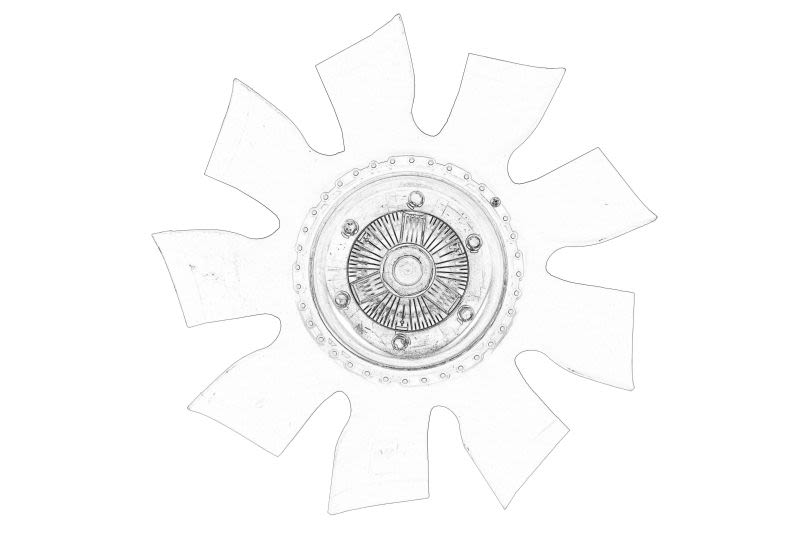 Embrague de ventilador de radiador OE JCB 128/C9632 para JCB 3CX