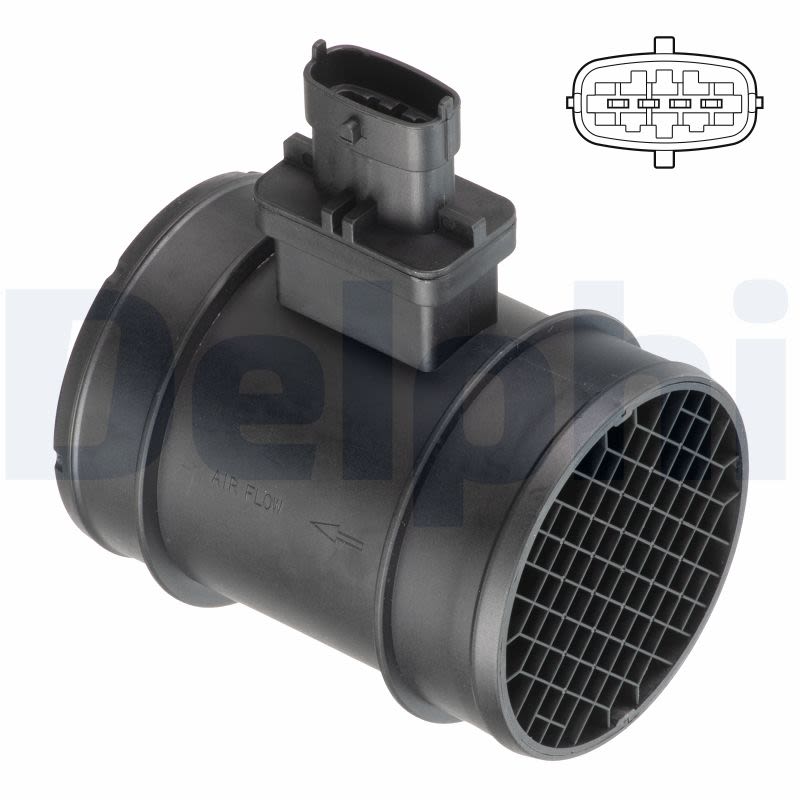 Sensor de flujo de masa de aire DELPHI AF10698-12B1 para Fiat 500X
