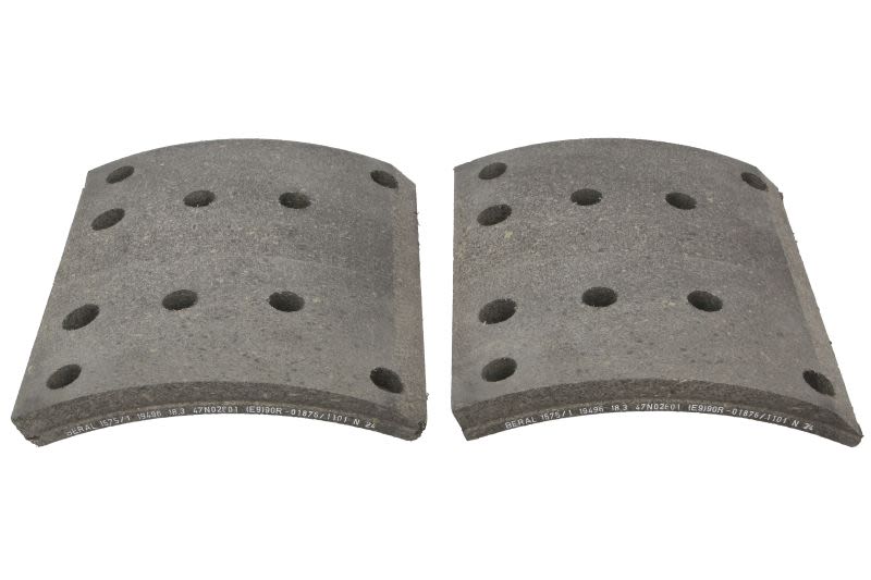 Kit de balatas de freno de tambor BERAL KBL19496.1-1575 para MAN SR