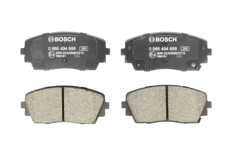 Pastillas de freno de disco BOSCH 0 986 494 688 para KIA Picanto II 1.0/1.0LPG/1.2