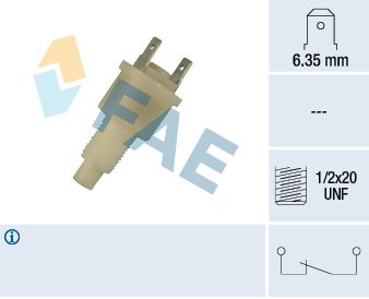 Interruptor de luz de freno FAE 24300 para Rover 100