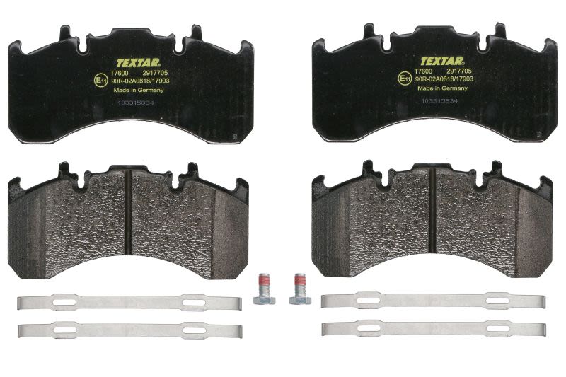 Pastillas de freno de disco TEXTAR 2917705 para Volvo FM