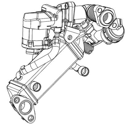 Módulo EGR MAHLE CE 11 000P para BMW Serie 1 (E81) 2006-2011