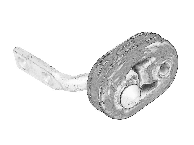 Soporte de escape OE VW 8K0 253 144A para Audi A4 B8