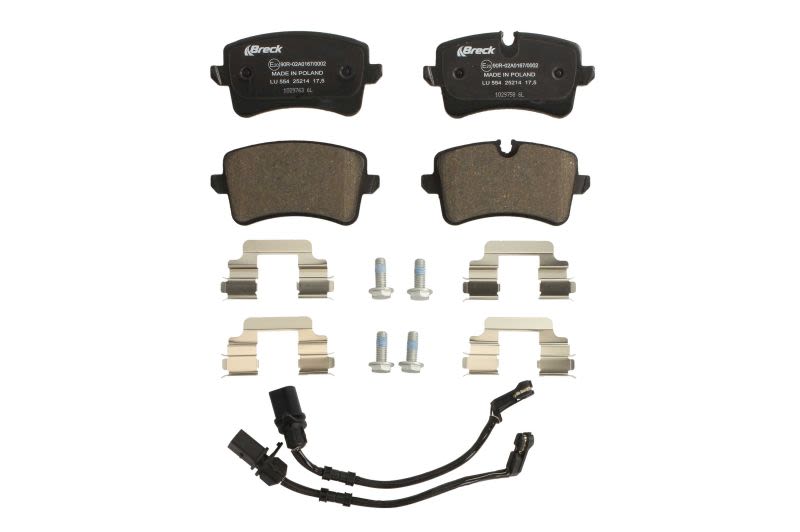 Pastillas de freno de disco BRECK 25214 00 554 10 para Audi A4 B8