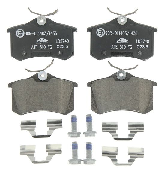 Pastillas de freno de disco ATE 13.0470-2740.2 para Citroen C3 II