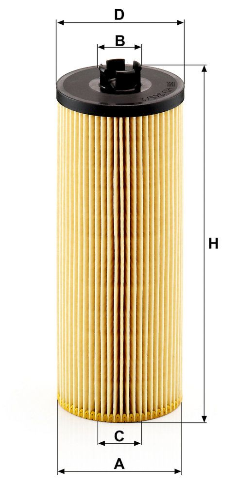 Filtro de aceite MANN-FILTER HU 945/2 x para Mercedes-Benz Atego