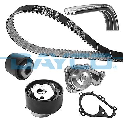 Kit de bomba de agua y correa de distribución DAYCO KBIOWP141 para Citroen C3 II