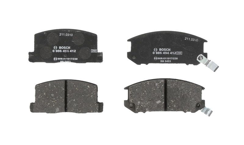 Pastillas de freno de disco BOSCH 0 986 494 412 para Lexus ES
