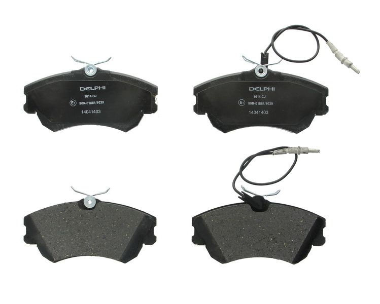 Pastillas de freno de disco DELPHI LP1614 para Renault Espace III